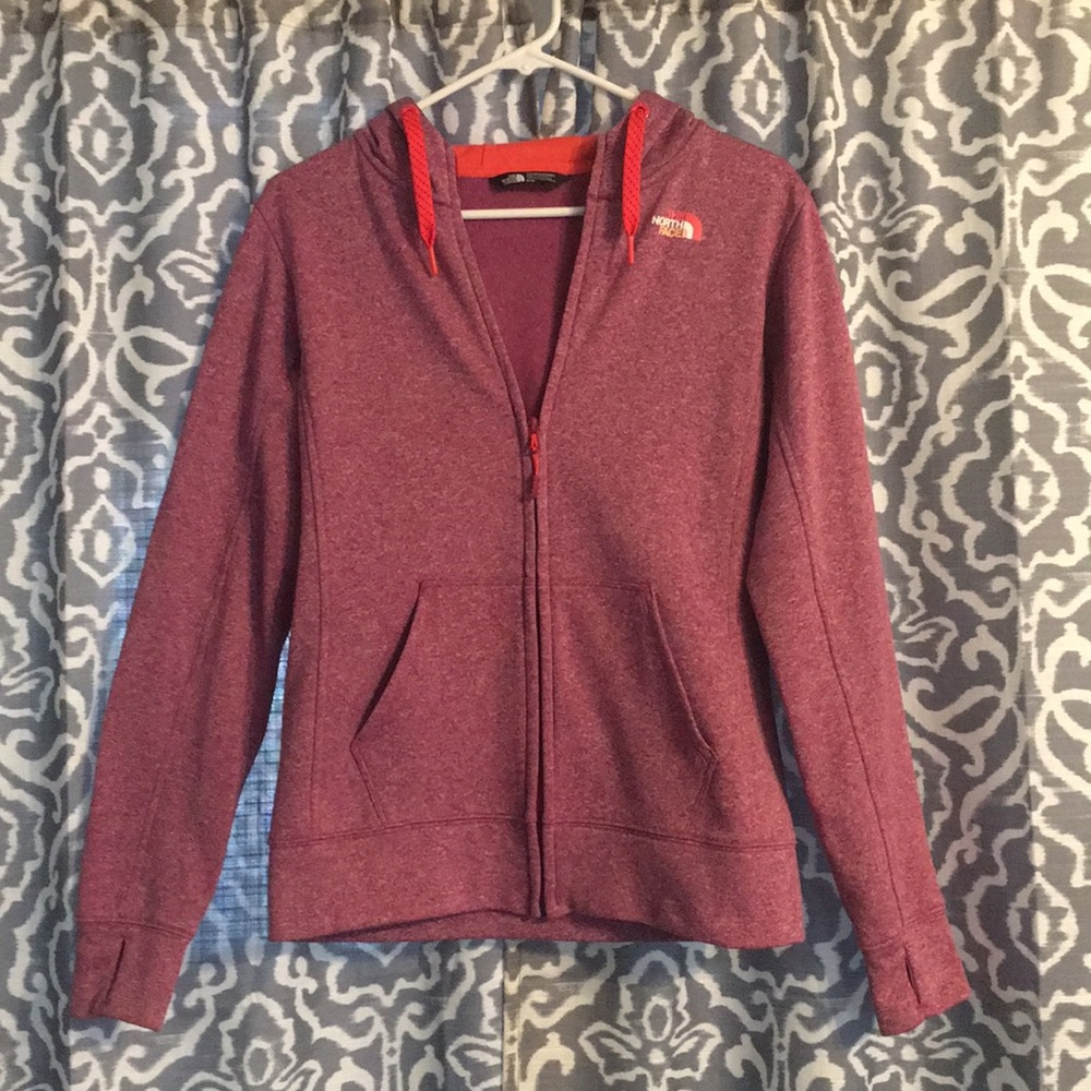 North face sweat shirt.